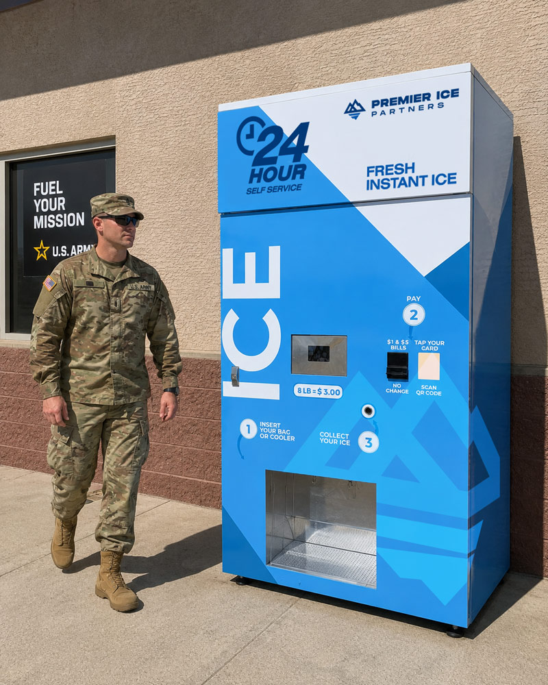 PIP Ice Kiosk Installation
